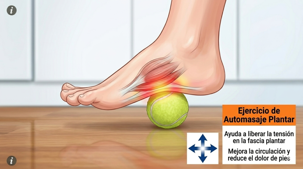 automasaje con pelota fascitis plantar fascitis plantar