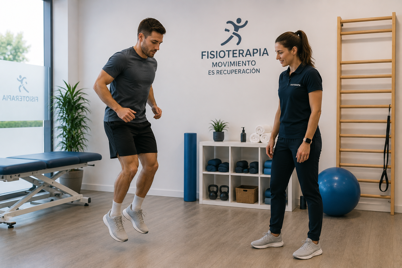 Ejercicios para volver a correr tras un ictus mediante entrenamiento de coordinación e impulso.